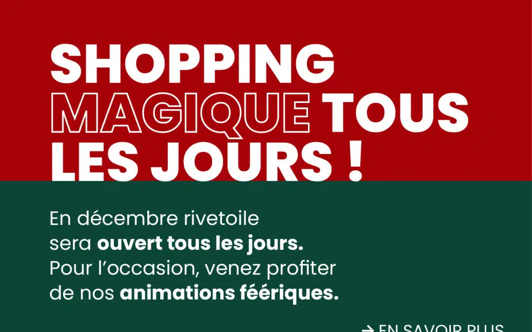 🎄Votre shopping de Noël 7j/7 !
